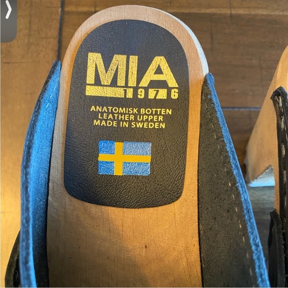 MIA leather platform slip on clog, New in box - Picture 4 of 6